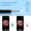 Kit de limpeza auricular sem fio com câmera e luz LED, compatível com dispositivos iOS e Android. 4