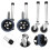 2Paires Pivotantes En Caoutchouc Pour Déambulateur, Usage Senior 5