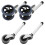 2Paires Pivotantes En Caoutchouc Pour Déambulateur, Usage Senior 6