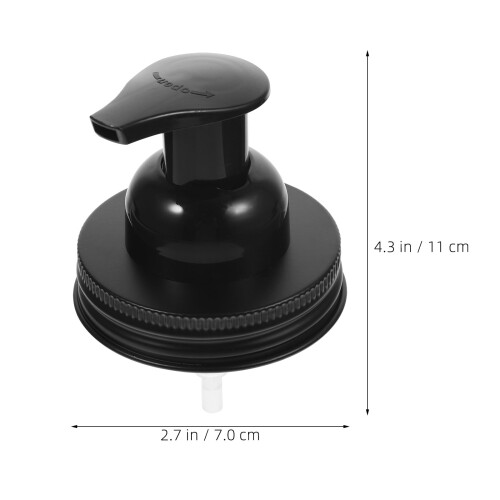 2Pièces Main Noire, Acier Inoxydable, Usage 1