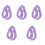 Élastique Violet Pour Bracelets Colliers DIY 3