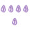 Élastique Violet Pour Bracelets Colliers DIY 4