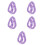 Élastique Violet Pour Bracelets Colliers DIY 7