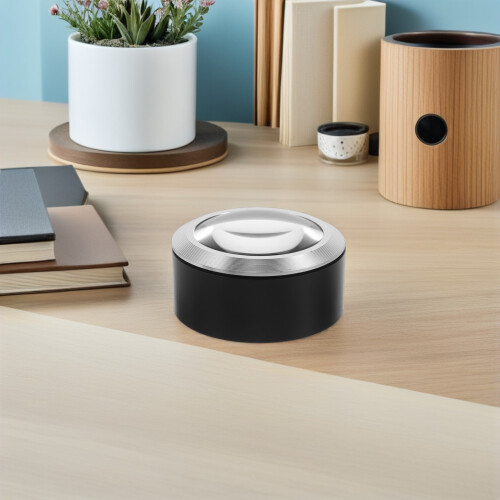 Loupe De Lecture Manuelle 5X Verre Clair Avec Lumière LED 2