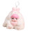 Adorable Rabbit Keyring High Quality Fabric And PP Cotton-White 1