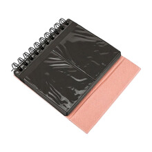 Organisateurs de bureau de calendrier de page d'insertion-Rose