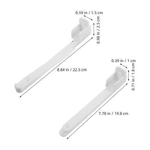 1Set Kunststof Rail Connector Verstelbare Hek 1