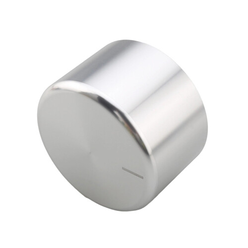 Capuchon de bouton de Volume en alliage robuste 35x22mm-Argent