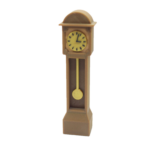 Miniatur-Standuhr-Modell, Figurenmöbel für