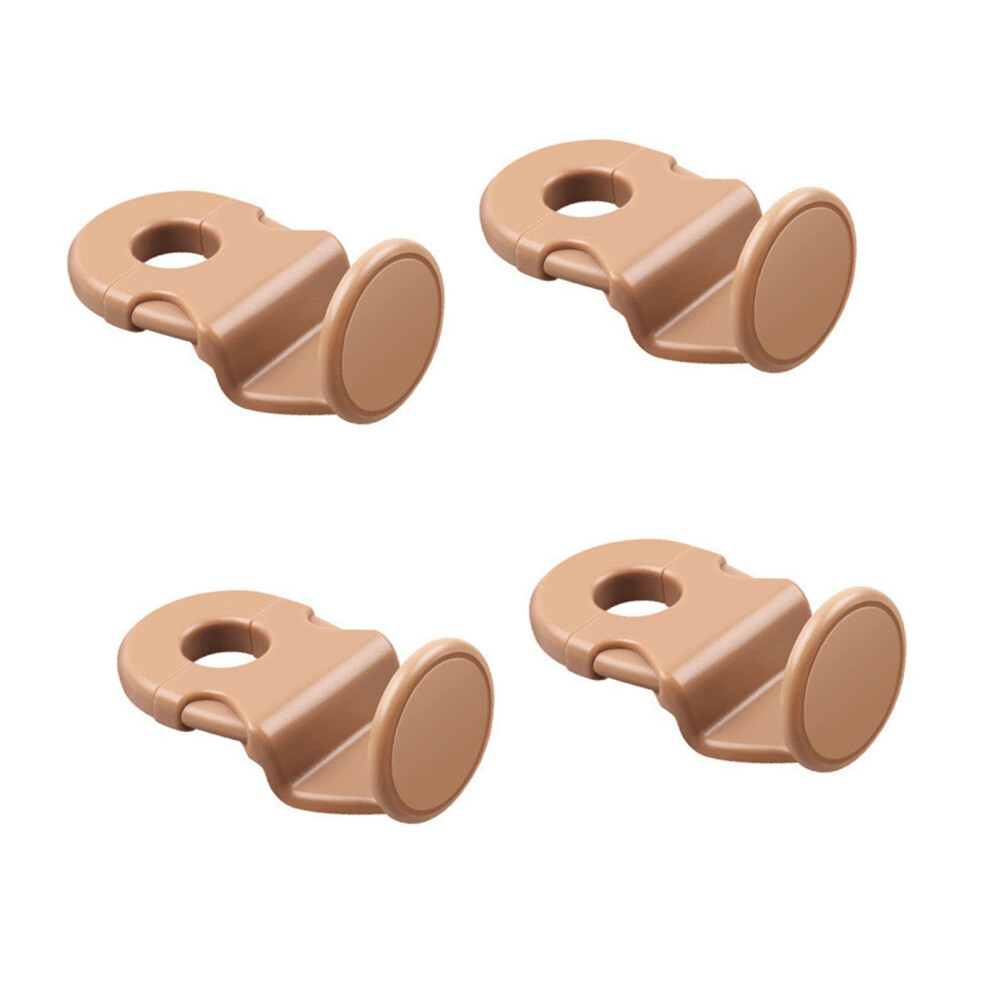 4Pcs Space Saving Car Hook Multiple Purpose Seat Hook-Apricot 7627001533165