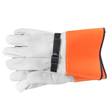 Leather Protective Gloves Thickened Goat Skin for-1 pair