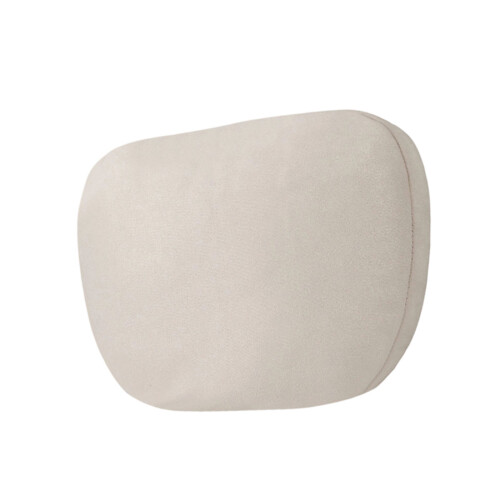 Long Distance Travel Neck Support Polyester Car Pillow-Beige
