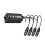 Compacte 4-weg XLR-auditieve extender met-Moedermond 1