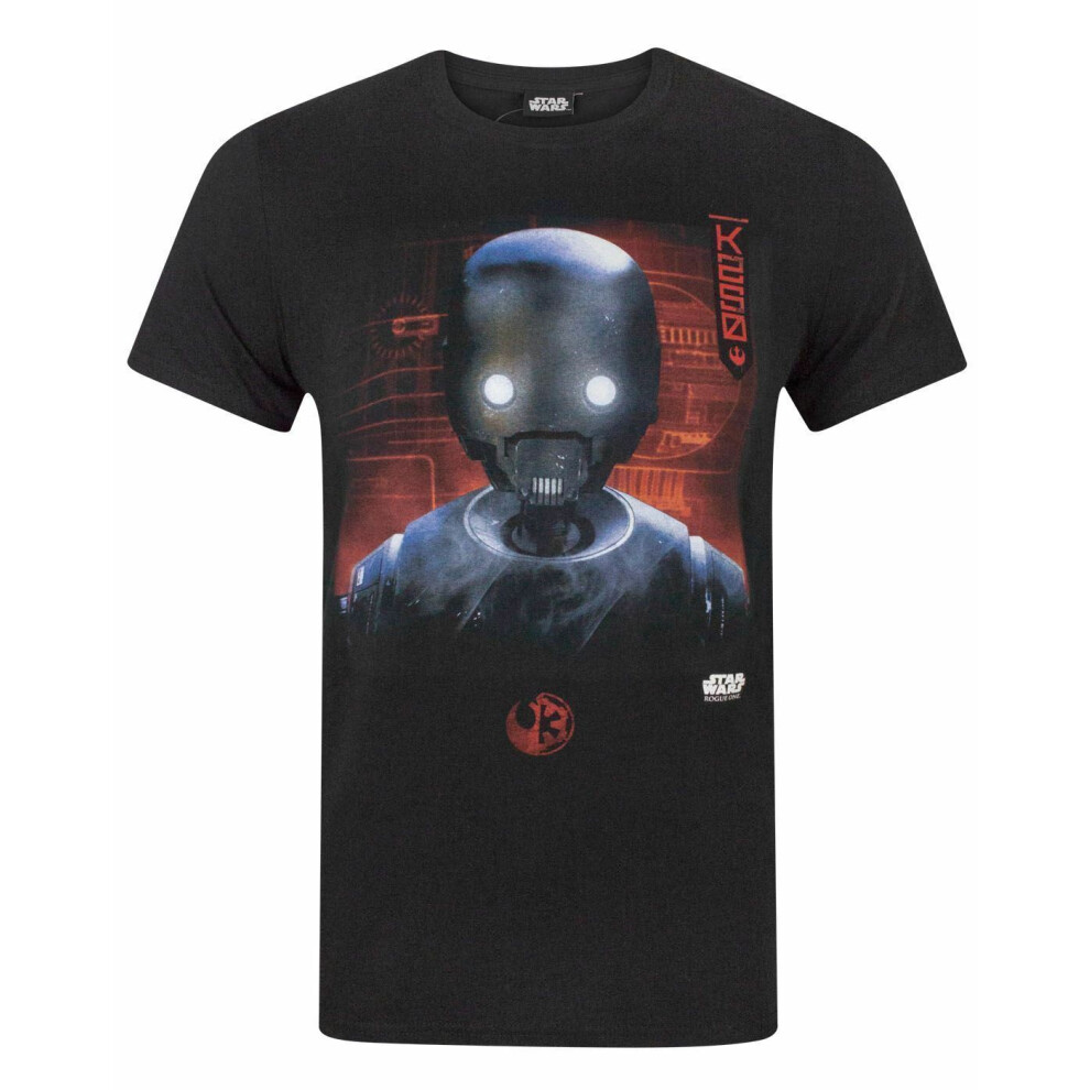 Star Wars (Medium) Rogue One Short Sleeved T-Shirt (Mens Black) - Image 2