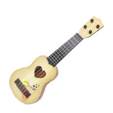 Simulation 4-saitige verstellbare Ukulele 35 cm Khaki