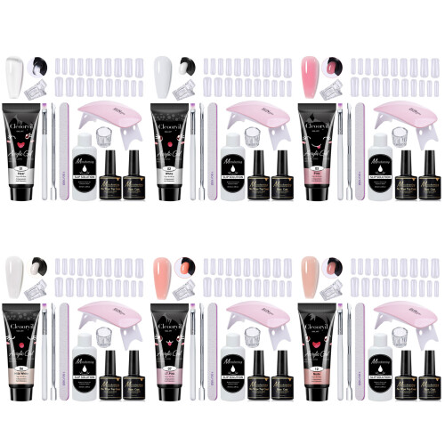 11Pcs ABS Material Nail Extension Gel Kit With 15ml Safe-D 1
