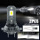Λαμπτήρες LED H7 18000LM 120W, 16 τσιπ CSP, Αντικατάσταση προβολέων αυτοκινήτου, Λευκό 3