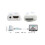 Προσαρμογέας HDMI για Wii, Μετατροπέας Ψηφιακού Σήματος 720P 1080P, Λευκό, Σχεδιασμός 3