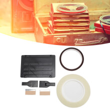 Kit d’épissage de ruban 1/4, 10 pouces, bobine ouverte ABS noir