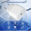 Γρήγορος φορτιστής τοίχου 20W USB C Λευκό Συμβατό με προσαρμογέα ταξιδιού Compact γ 3