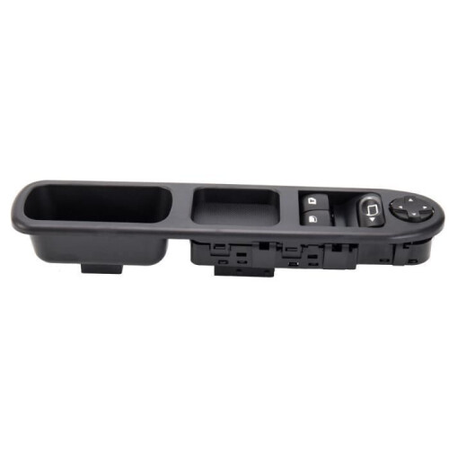 Power Window Switch Button Replacement for 207 96548591XT, Durable Black Driver Side Control Switch 1