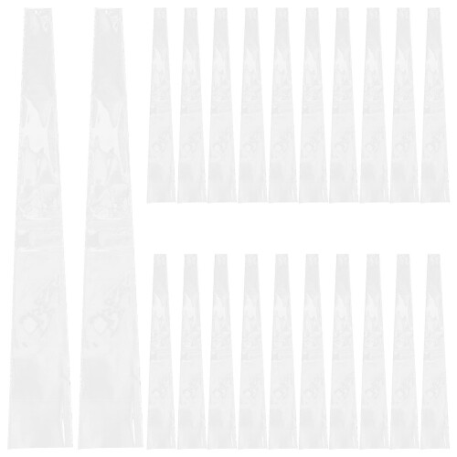 100Pièces Sacs Transparent Pour Cravates Protection Stockage