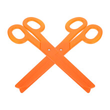 2Pcs Dual Use Oversized Clown Scissor Prop for Comedy & Performance