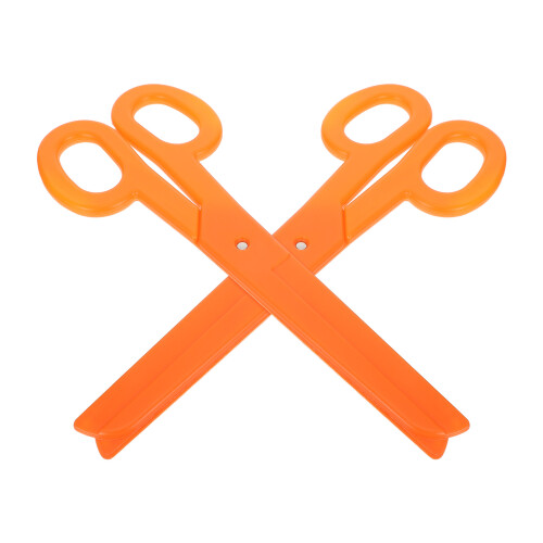 2Pcs Dual Use Oversized Clown Scissor Prop for Comedy & Performance