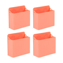 4Stk Pinker Saugnapf Aufbewahrungsbox Markerhalter Ohne Bohren