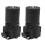 2Pcs Waterproof 7 Way to 4/5 Pin Trailer Plug Adapter Black ABS Copper 1