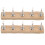 2Ensemble Support Bois Et Métal Beige Pour Pratique Et Décor 1