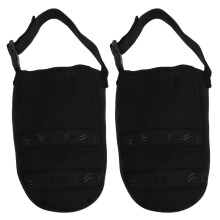 2Pièces Manchette Antidérapante Confort Pied En Tissu Silicone Noir