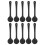 10Pcs Lightweight Plastic Eye Occluders for Vision Testing Black 1