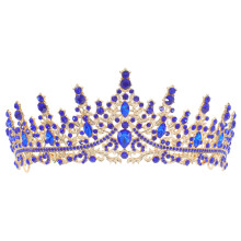 Elegant Dark Crystal Wedding Tiara for Women