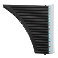 Panfluit Bruin ABS Beginnersvriendelijk Lichtgewicht Instrument
