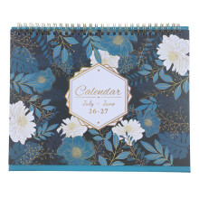 Tischkalender Dunkelblau Stehend Monatsplaner 12 Monate