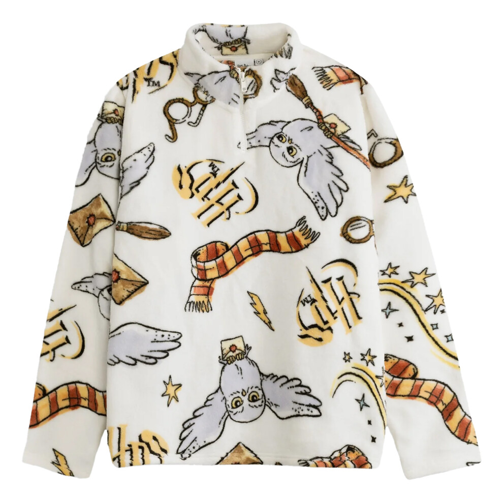 Harry Potter (L, White) Womens/Ladies Hedwig Jumper