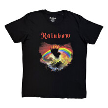 (M, Black) Rainbow Unisex Adult Rising T-Shirt