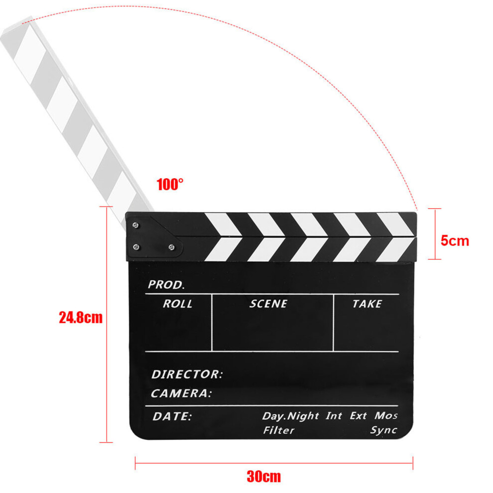 Director's Acrylic Clapperboard Tv Movie Style 7790334667668