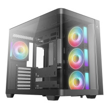 PC-behuizing - DEEPCOOL - CG530U 4F - Mid-toren - Micro-ATX formaat - 4 ARGB ventilatoren inbegrepen - Zwart