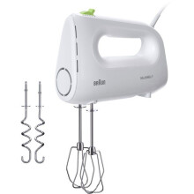Elektrischer Handmixer - BRAUN - HM1100WH MultiMix 1 - 450 W - 4 Geschwindigkeiten + Turbo - Weiß
