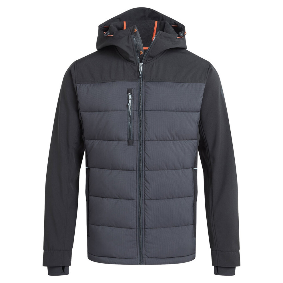 Craghoppers (Xl, Black/Carbon Grey) Mens Castleford Hybrid Jacket