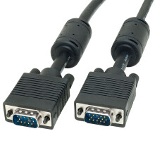 TruConnect BLK High Quality Svga Cable Male-male 5m