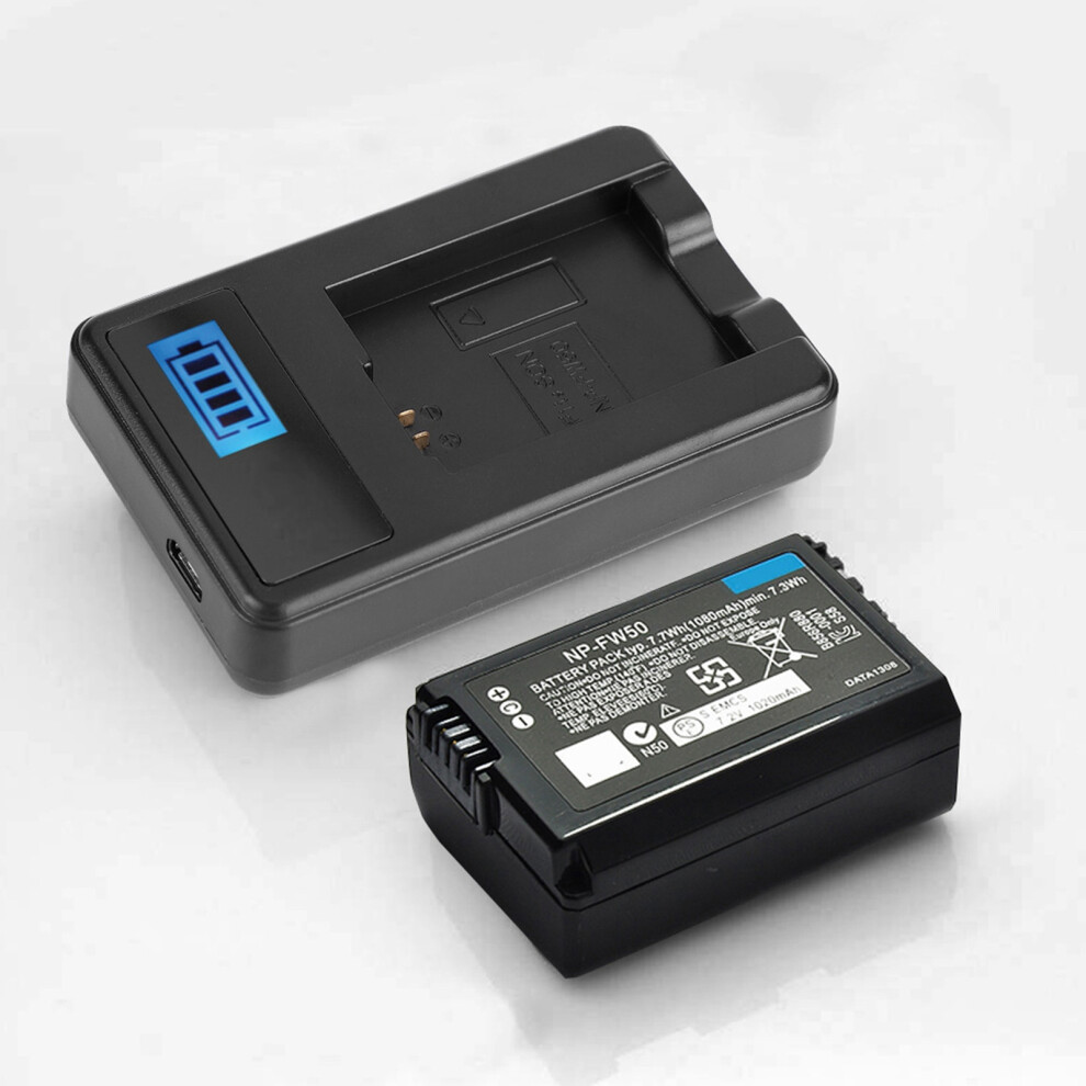 Usb Lcd Charger For Sony Alpha Np-Fw50 7790334457733