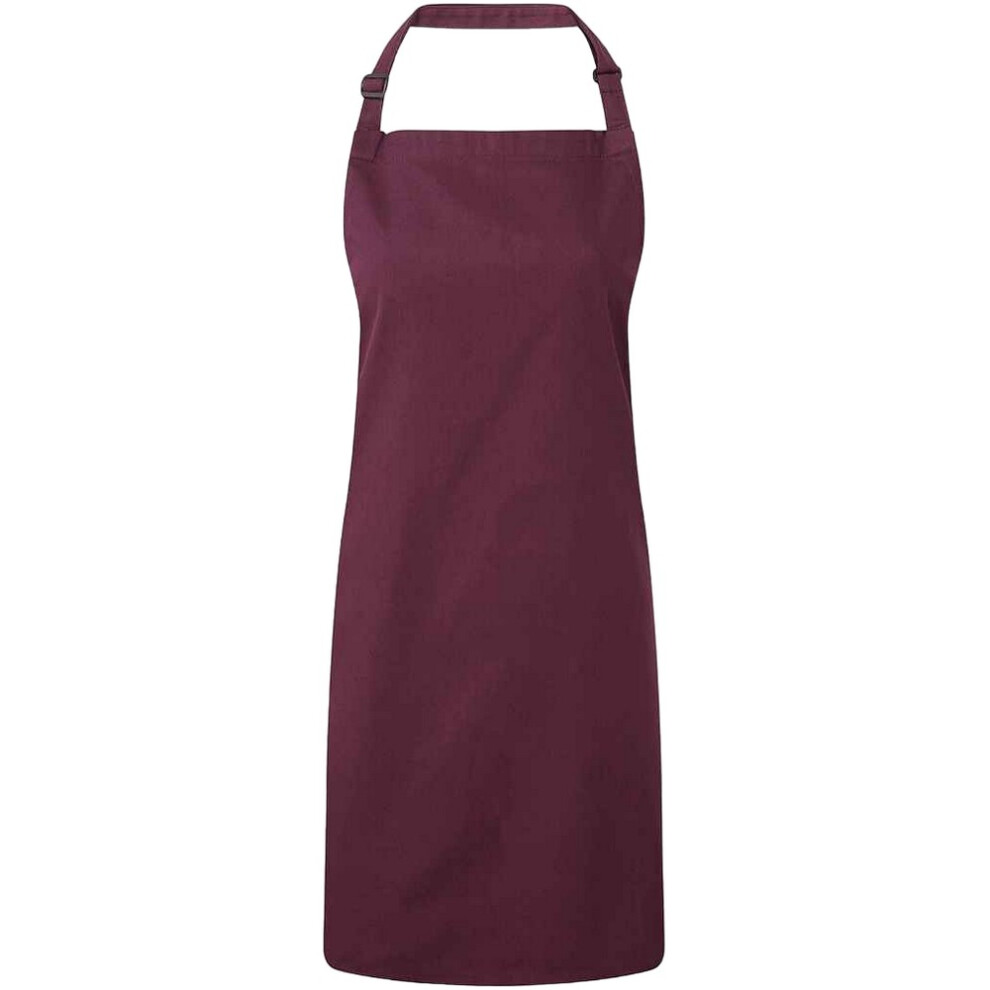 Premier Unisex Aubergine Colours Full Apron In - Image 2