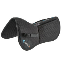 (15in - 16.5in, Black) ARMA Corrective Horse Half Pad
