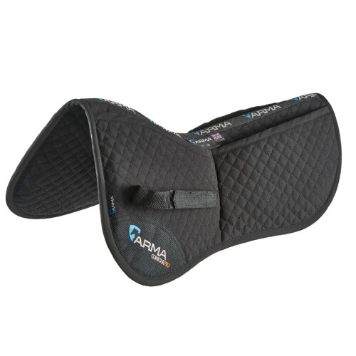 (15in - 16.5in, Black) ARMA Corrective Horse Half Pad