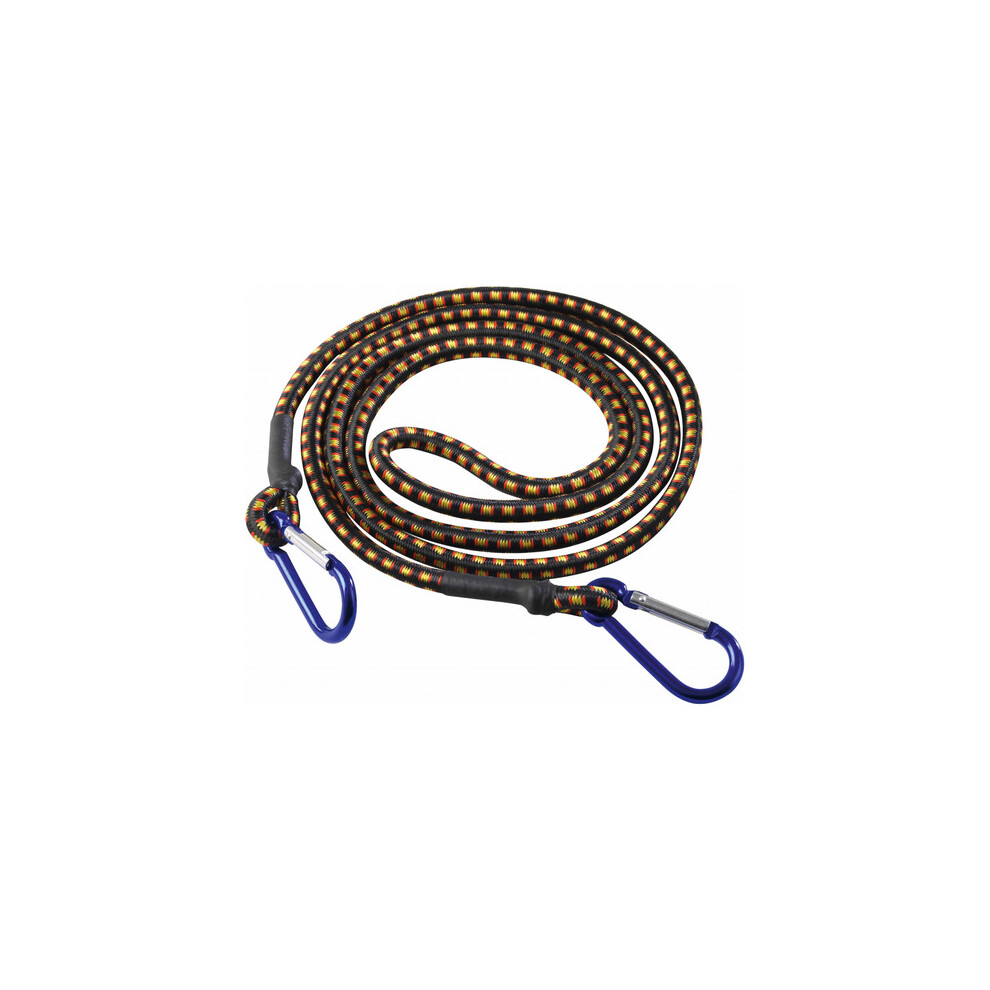 (180 X 0.8Cm, Black/Blue) Supatool Bungee Cord With Carabiner Hooks 5059444314360