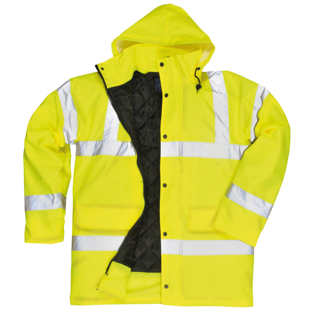 (2Xl, Yellow) Portwest Hi-Vis Traffic Jacket (S460) / Workwear / Safetywear (Pack Of 2) 5059269137670
