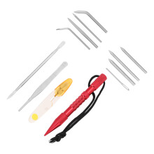 12Pcs/Set Aghi per Paracord Strumento di Maglia Rosso 6.2oz